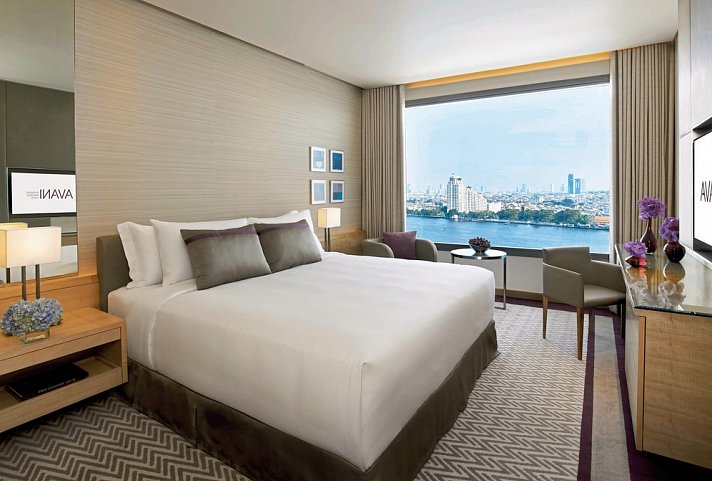 Avani+ Riverside Bangkok Hotel - Wohnbeispiel Riverview (Zimmercodierung UB1)