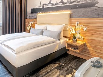PLAZA Premium Columbus Bremen - Wohnbeispiel Doppelzimmer Standard (Zimmercodierung DG1)