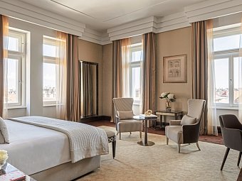 Anantara New York Palace Budapest - Wohnbeispiel Doppelzimmer Premium (Zimmercodierungen DM1 & DM2)