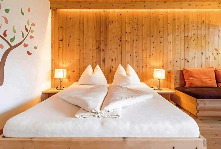 Theiner's Garten - Das Biorefugium - Wohnbeispiel Doppelzimmer Comfort Aroma (Zimmercodierung DB1)