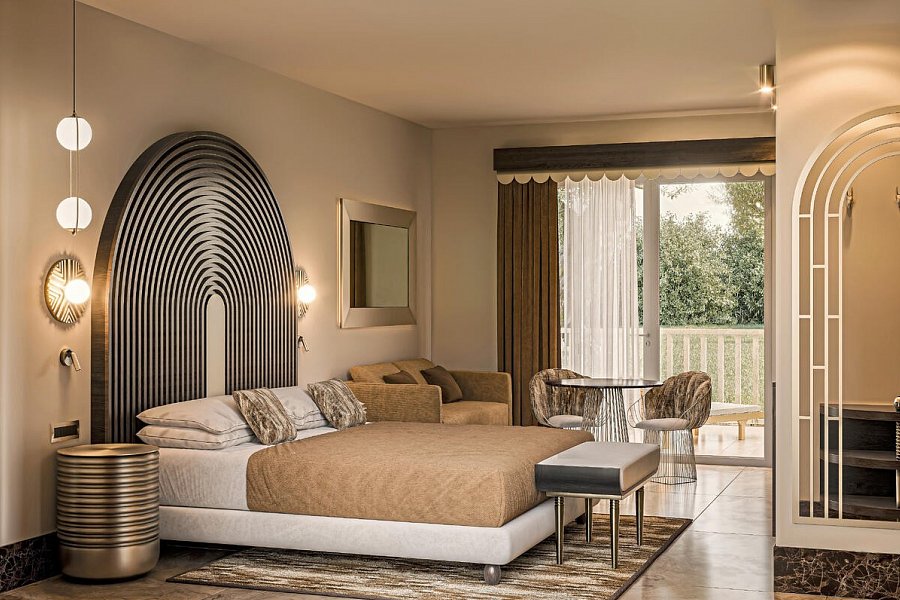 Spiagge San Pietro Resort - Wohnbeispiel Pool Juniorsuite (Zimmercodierung JB1)