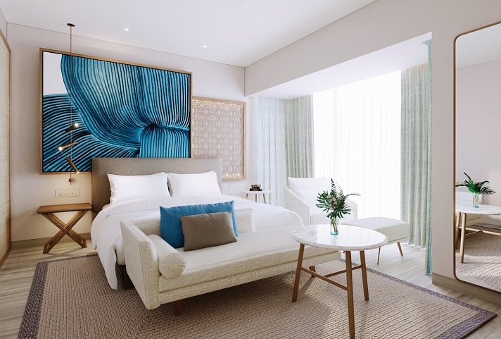 Hyatt Regency Cairo West - Wohnbeispiel Doppelzimmer Pyramidenblick (Zimmercodierungen DS1 & DC2)