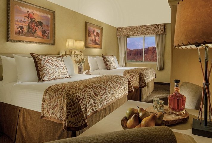 Capitol Reef Resort - Wohnbeispiel Traditional 2 Queen Beds (Zimmercodierung UG4)