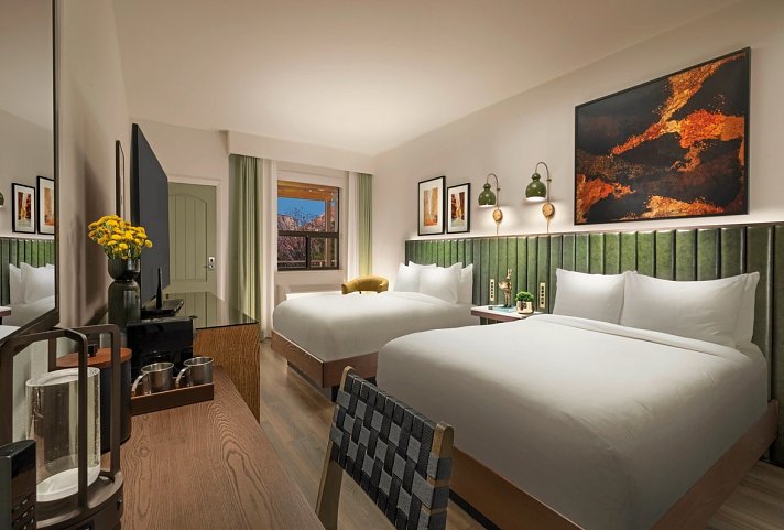 The Red Cliffs Lodge Zion, a Tribute Portfolio Hotel - Wohnbeispiel Creekside Suite 2 Queen Beds (Zimmercodierung UG1)