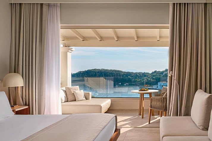 San Antonio Corfu Resort - Wohnbeispiel Doppelzimmer Ultima Meerblick (Zimmercodierung D8M)