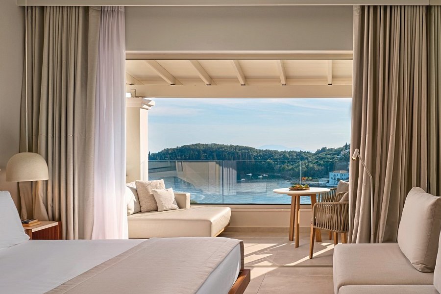 San Antonio Corfu Resort - Wohnbeispiel Doppelzimmer Ultima Meerblick (Zimmercodierung D8M)
