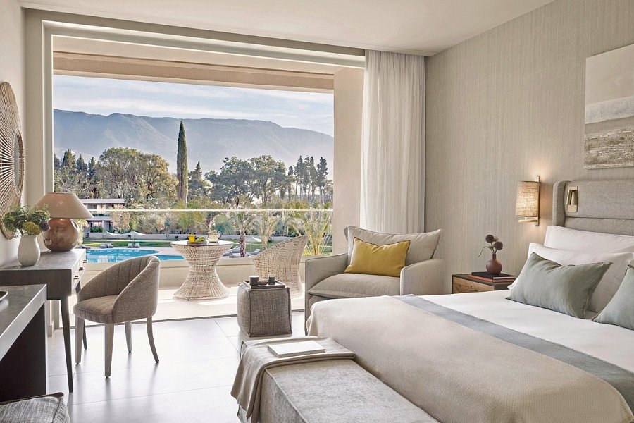 Ikos Odisia - Wohnbeispiel Doppelzimmer Superior Poolblick (Zimmercodierung DSP)