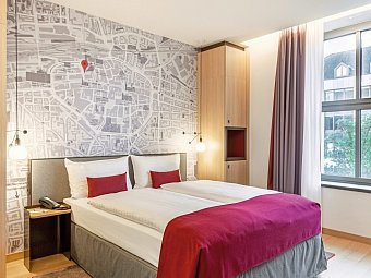 IntercityHotel Dortmund - Wohnbeispiel Doppelzimmer Business (Zimmercodierungen DB1 & DC1)