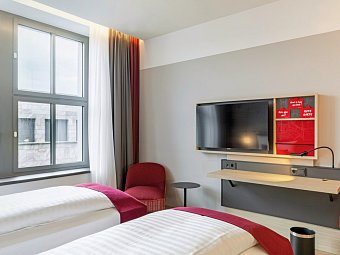 IntercityHotel Dortmund - Wohnbeispiel Doppelzimmer Business (Zimmercodierungen DB1 & DC1)