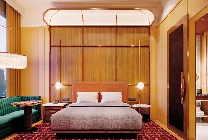 Canopy by Hilton Chicago Central Loop - Wohnbeispiel Standard 1 King Bed (Zimmercodierung UG2)