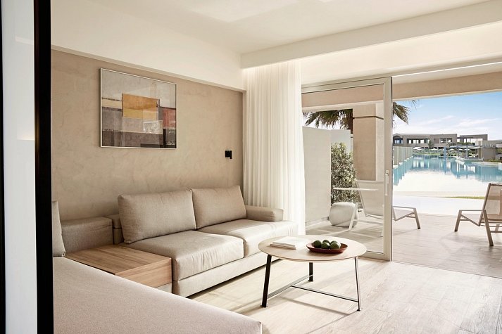 Euphoria Resort - Wohnbeispiel Juniorsuite Gemeinschaftspool (Zimmercodierung JB1)