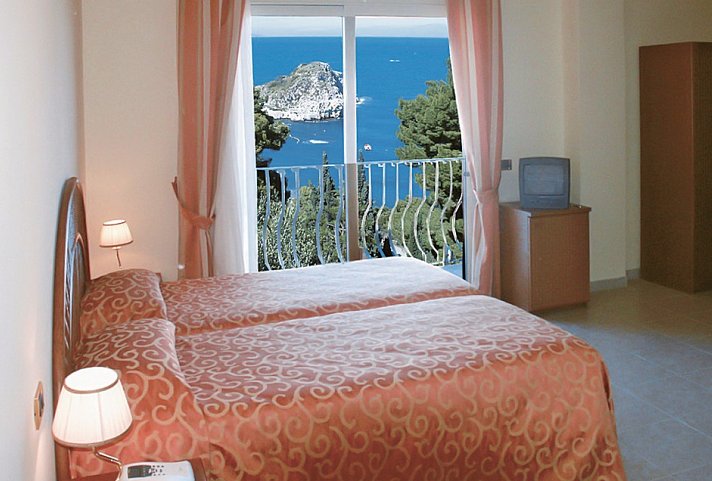 Villa Bianca Resort - Wohnbeispiel Doppelzimmer Meerblick (Zimmercodierung DBM)