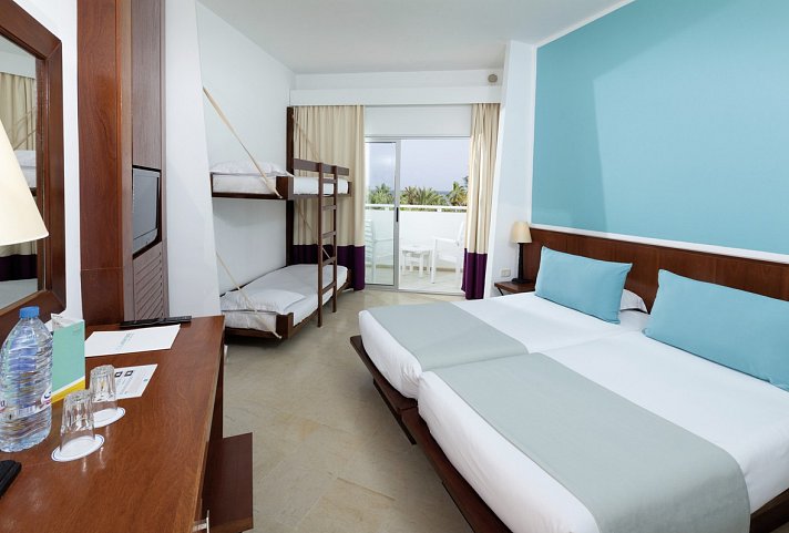 Palm Beach Club Djerba - Wohnbeispiel Familienzimmer (Zimmercodierung FB1)