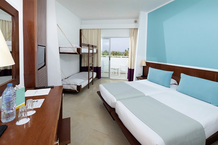 Palm Beach Club Djerba - Wohnbeispiel Familienzimmer (Zimmercodierung FB1)