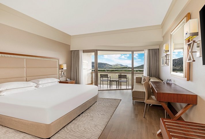 Hilton Dalaman Sarigerme Resort & Spa - Wohnbeispiel Doppelzimmer Gartenblick (Zimmercodierungen DBG & DCG)