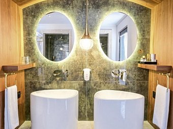Orka Sunlife Resort & Spa - Beispiel Bad (Zimmercodierungen FBQ, WU1 & WU2)