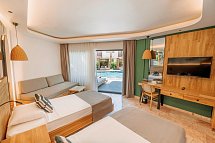 Club Tuana - Wohnbeispiel Doppelzimmer Lagoon Swim Up direkter Poolzugang (Zimmercodierung D2Q)