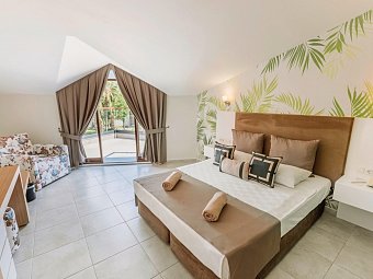 Club Tuana - Wohnbeispiel Doppelzimmer Lagoon Roof Poolblick (Zimmercodierung DB3)