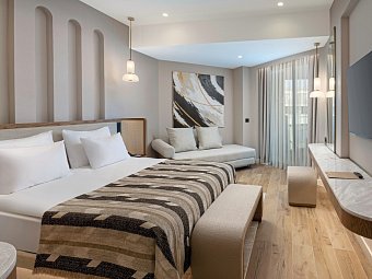 Liberty Signa - Wohnbeispiel Doppelzimmer Deluxe Poolzugang über Treppen (Zimmercodierungen UD1, DSN & DCN)