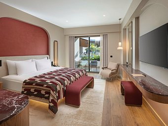 Liberty Signa - Wohnbeispiel Doppelzimmer Superior Direkter Poolzugang (Zimmercodierung US2)