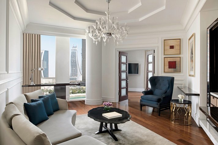 The Ritz-Carlton, Doha - Wohnbeispiel Juniorsuite (Zimmercodierung JB1)