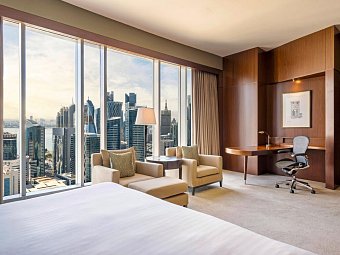 JW Marriott Marquis City Center Doha - Wohnbeispiel Deluxe Room (Zimmercodierung UD1)