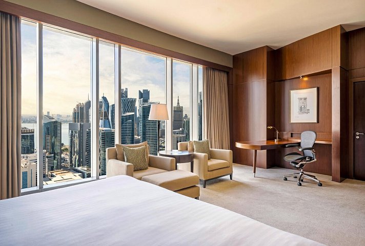 JW Marriott Marquis City Center Doha - Wohnbeispiel Deluxe Room (Zimmercodierung UD1)