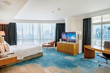 Hilton Doha Hotel - Wohnbeispiel Premium Sea View (Zimmercodierung UMM)
