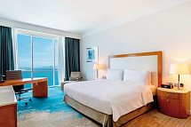 Hilton Doha Hotel - Wohnbeispiel Guest Sea View (Zimmercodierung UG1)