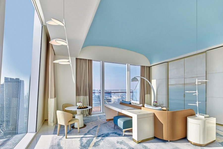 Fairmont Doha - Wohnbeispiel One Bedroom Gold Suite City View Balcony (Zimmercodierung WL1)