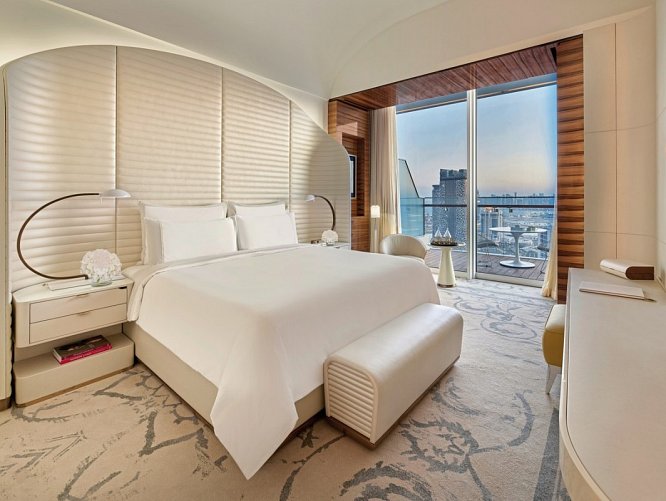 Fairmont Doha - Wohnbeispiel Fairmont City View Balcony (Zimmercodierung UD2)