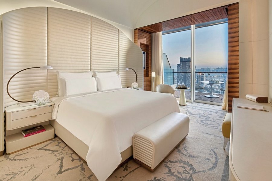 Fairmont Doha - Wohnbeispiel Fairmont City View Balcony (Zimmercodierung UD2)