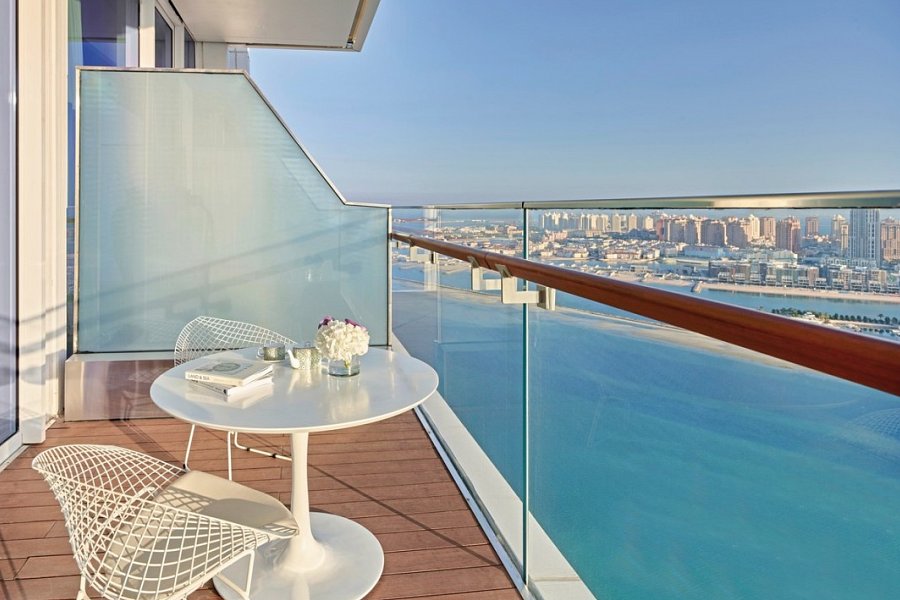 Fairmont Doha - Wohnbeispiel Fairmont Sea View Balcony (Zimmercodierung UD3)
