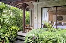 Sakti Garden Resort & Spa - Beispiel Terrasse Deluxe Garden (Zimmercodierung UD1)