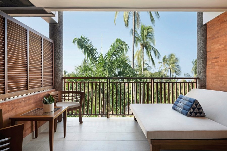 Paradisus by Meliá Bali - Beispiel Balkon Premier Garden View (Zimmercodierungen UMG, UM1, ULG & UL1)