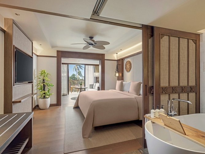Paradisus by Meliá Bali - Wohnbeispiel Junior Suite Garden View (Zimmercodierungen JBG, JB1, JIG, JI1, JLG & JL1)