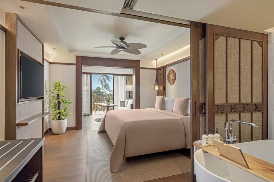 Paradisus by Meliá Bali - Wohnbeispiel Junior Suite Garden View (Zimmercodierungen JBG, JB1, JIG, JI1, JLG & JL1)