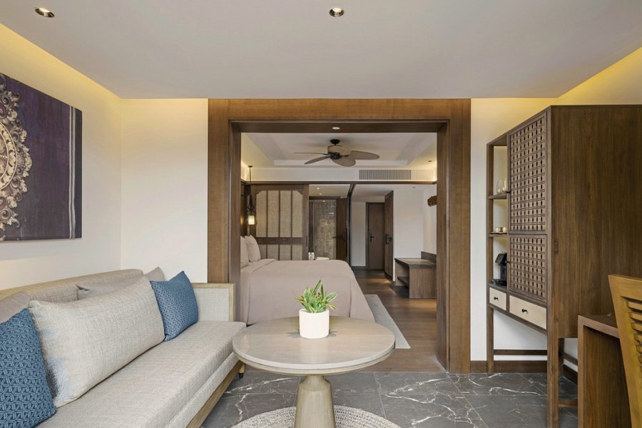 Paradisus by Meliá Bali - Wohnbeispiel Junior Suite Garden View (Zimmercodierungen JBG, JB1, JIG, JI1, JLG & JL1)