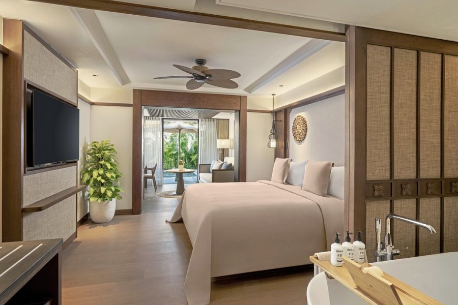 Paradisus by Meliá Bali - Wohnbeispiel Junior Suite Lagoon Access (Zimmercodierungen JBQ, JB2, JIQ, JI2, JLQ & JL2)