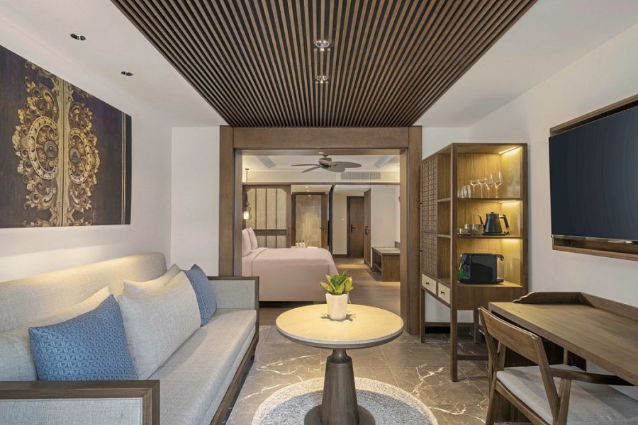 Paradisus by Meliá Bali - Wohnbeispiel Junior Suite Lagoon Access (Zimmercodierungen JBQ, JB2, JIQ, JI2, JLQ & JL2)