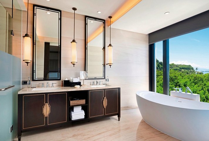 The Apurva Kempinski Bali - Beispiel Bad Grand Deluxe (Zimmercodierung UD2)