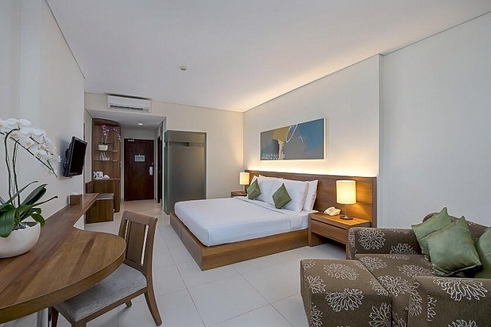 Taksu Sanur Hotel - Wohnbeispiel Taksu Suite with Balcony (Zimmercodierung WB2)