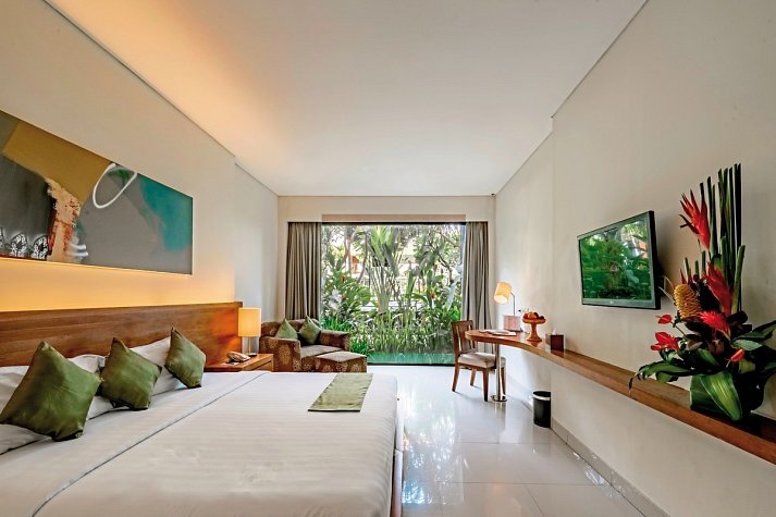 Taksu Sanur Hotel - Wohnbeispiel Taksu Suite (Zimmercodierung WB1)