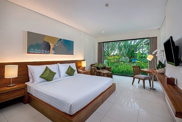 Taksu Sanur Hotel - Wohnbeispiel Taksu Suite (Zimmercodierung WB1)