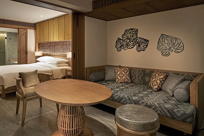 Hyatt Regency Bali - Wohnbeispiel King Bed Premium (Zimmercodierungen UM1 & UM2)