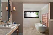 Sudamala Resort Sanur Bali - Beispiel Bad Studio Suite (Zimmercodierung WB1)