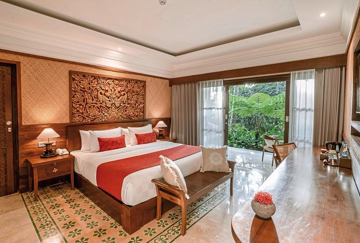 Arkamara Dijiwa Ubud - Wohnbeispiel Arkamara Suite Jungle (Zimmercodierung WB1)