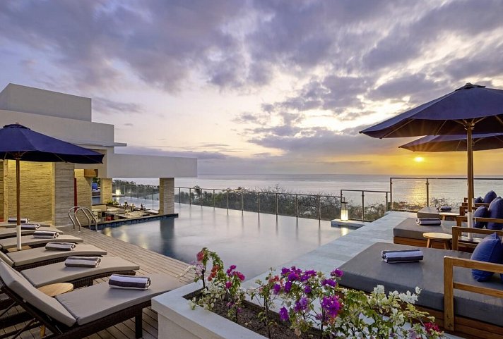 Bali Tropic Resort & Spa - Dachterrasse für Gäste des Zimmer-Typs Club