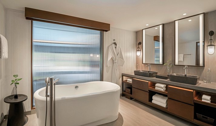 The Laguna A Luxury Collection Resort & Spa - Beispiel Bad Deluxe Studio Lagoon Access (Zimmercodierung SDQ)
