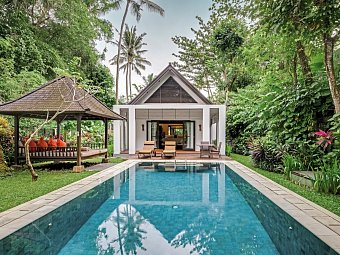 The Samaya Ubud Bali - Beispiel Aussenbereich Hillside Villa (Zimmercodierung VB1)